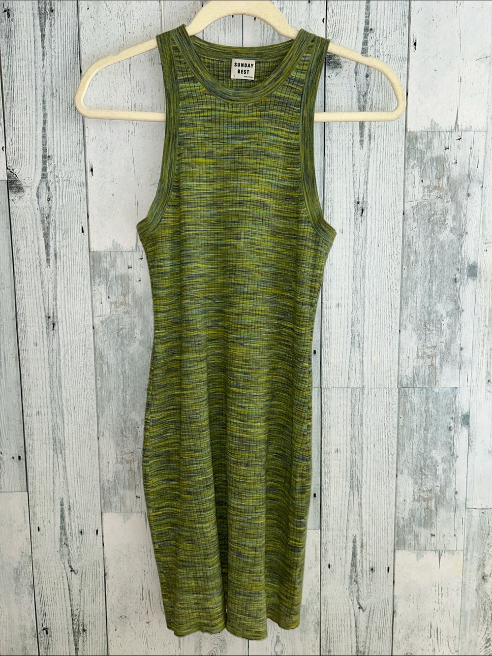 Sunday Best Ribbed Midi Dress